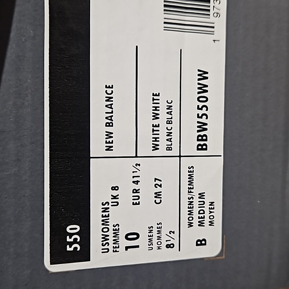 New Balance 550 Triple White Womens Shoe Sneaker BBW550WW - Picture 14 of 16